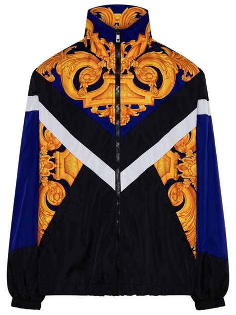 Versace giubbino nautical con cappuccio 